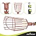 Abco Tech Fruit Picker Tool or Fruit Tree Picking Pole with Basket–13ft Long Aluminum Tree Picker with Telescoping Pole–Extra Lightweight–Ideal for Picking Oranges,Apples or any Kinds of Fruits