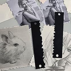 PIAOLGYI 2 Pcs Rip Ruler for Creating a Deckled