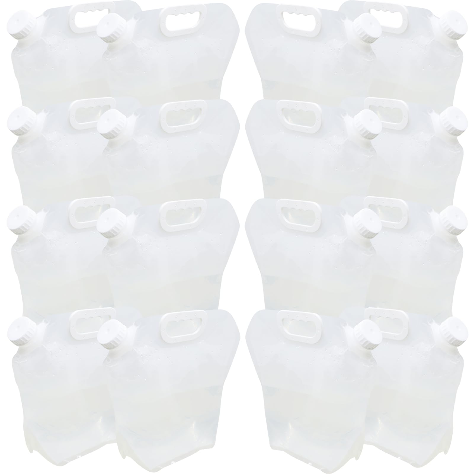 Photo 1 of 16PCS 1.3Gallon Each Water Storage Containers, Foldable Water Bag, BPA-Free, Water Containers, for Camping, Hiking, Emergency Water Storage,Collapsible Emergency Water Jug Container Bag
