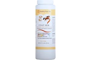 Coat Silk - Canine and Equine Dry Powder | Alleviate Odors and Itchiness | Relieves Rain Rot and Sweet Itch | Holistic Remedy