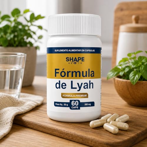 Fórmula de Lyah Original Suplemento 60 Cápsulas Lyan Composto de Lyara Nautral - Lia Auxilia no Aumento Do Apetite