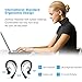 Bluetooth Headset V4.1 Wireless Handsfree Bluetooth Earpiece with Microphone Wireless Earbud for Office Business Trip Driving Compatible with All Mobile Phone by Anwoor