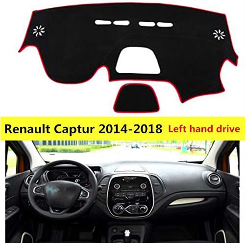 HCDSYSN car Dashboard Cover,for Renault Captur 2014 2018 Auto Dashboard mat