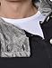 4BH Mens Casual Luxury Buckle Hoodie Slim Cotton Sweatshirts BLACK US L(Tag size 2XL)