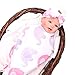 Baby Sleep Swaddle Blanket Large and Bow Headband Set Ananas Fox Flower Elephant Print Swaddle Blanket 47 inch X 47 inch