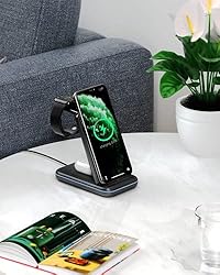 Wireless Charging Station, MSTJRY 3 in 1 Wireless