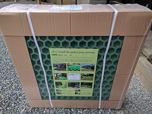 CORE Grass - Turf Reinforcement Grids. Perfect for Living driveways, Parking, RV Parking/Access Lanes, Garden Paths and Lawn Reinforcement. Each Pack Will Cover a Total Area of 33 sq.ft. (3.0 m2).