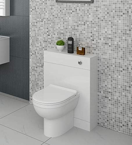 VeeBath NMWC62 Sphinx/Sobek Back to Wall BTW Bathroom Toilet WC Concealed Cistern Furniture Unit-600 x 200mm - Image 3