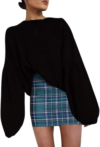 lantern sleeve sweater