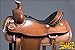 HILASON 16″ Big King Western Leather Wade Ranch Roping Cowboy Saddle Tanthumb 4