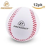 PACKGOUT #TOP REPLACEMENT SOFT BASEBALLS for Children Teenager Players Reduced Impact Youth Baseballs Indoor / Outdoor Foam Baseballs - Best Hitting Training Baseballs Compatible w/ Pitching Machine