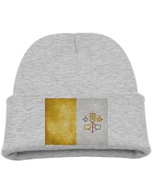 Vatican Flag Kid's Hats Winter Funny Soft Knit Beanie Cap children Unisex