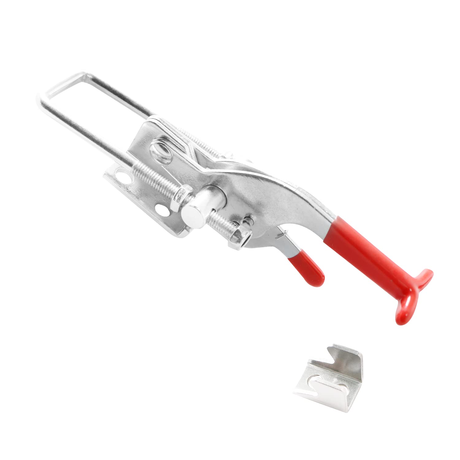 Ohamtes 1PCS 304 Stainless Steel Style 431, 350KG 770 lbs Clamping Force, Self-Locking Heavy Duty Toggle Lock Clamp, Adjustable Toggle Latch Clamp, Handle Toggle Lock Clamp — image 1