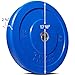 TITAN FITNESS 35 lb Olympic Bumper Plate Blue Benchpress Strength Training Power
