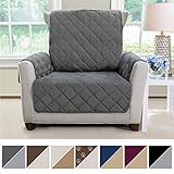 MIGHTY MONKEY Premium Reversible Chair Slipcover, Seat Width to 23