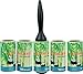 Freshland Lint Roller, 90 Sheets, 5 Count, 450 Sheets Total and 100% Natural Air Purifying Bamboo Charcoal Bag (200G) for Lint Removal, Pet Hair Pickup, and for Keeping Air Clean & Fresh