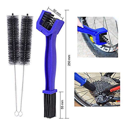 AHCSMRE Bike Chain Cleaner Kit,Bicycle Cleaning Tools Set Including Bike Chain Scrubber