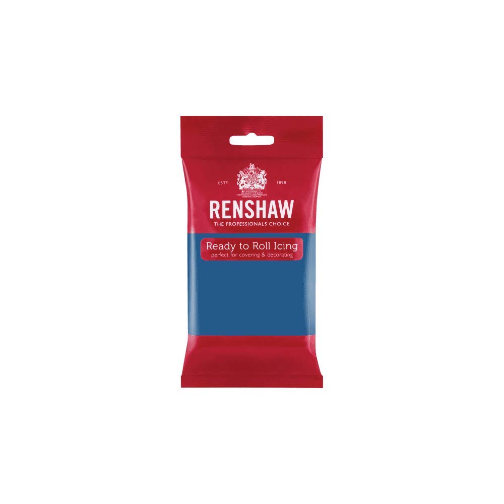 Renshaw Atlantic Blue Ready to Roll Fondant Icing Sugarpaste - 250g