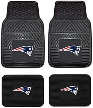 Amazon Com Nfl New England Patriots Car Floor Mats Heavy Duty 4