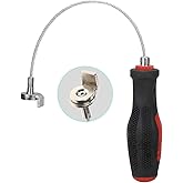 DPTOOL Strong Magnetic Oil Drain Plug Remover Tool | Anti Scald Magnetic Sump Plug Removal Pick Up Tool 13 Inches Oil Drain Plug Magnet Tool