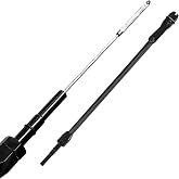 HAHAHA LS Truck Engine Oil Dipstick. 21.79inch Black. | compatible with LS Truck Flexible Oil Dipstick LSX LS1 LS2 LS2 LS6 4.8L 5.7L 6.0L 6.2L (Black)（21.79inch）