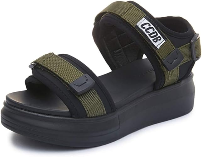 Amazon Hgjh レディース 厚底 サンダル 軽量 歩きやすい コンフォート シューズ スポーツサンダル ストラップ 靴 スニーカー レディース 厚底 サンダル コンフォート スポーツサンダル スポサン 夏用 スニーカー カジュアル ローファー スリッポン