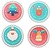 WATSONSHOP Ceramic Coasters with Gift Box for Drinks Absorbent -4 Pack Large 4.0