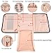 Miphnia Travel Jewelry Organizer Case Jewelry Roll Storage Bag for Necklaces Earrings Bracelets Rings Brooches Compact Lightweight and Portable (Black)