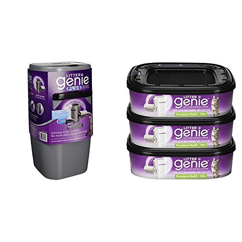 Litter Genie Plus Pail and 3 Refills Pricepulse