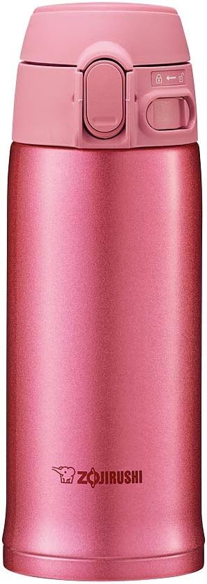 ZOJIRUSHI SM-TA36PA Stainless Stainless Steel Vacuum Insulated Mug, Pink, 12 oz