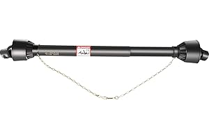 VEVOR PTO Shaft, 1-3/8” PTO Drive Shaft, 6 Spline Tractor＆Round Implement Ends PTO Driveline Shaft, Series 4 Tractor PTO Shaf