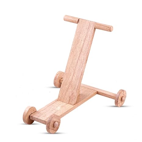 traditional wooden walker for baby