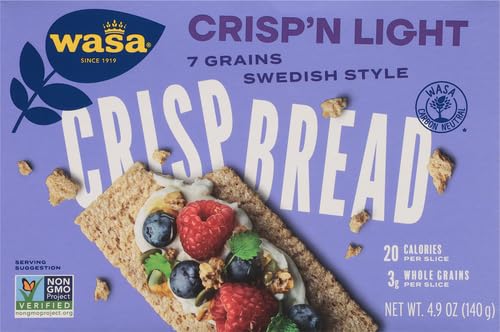 WASA CRACKER CRISPBREAD 7GRAIN LGHT, 4.9 OZ