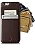 Vaultskin Eton Armour Case Wallet for iPhone 6 & 6S, Slim, Minimalist Genuiner Leather Case - Holds up to 8 Cards/Top Grain Leather (Brown)