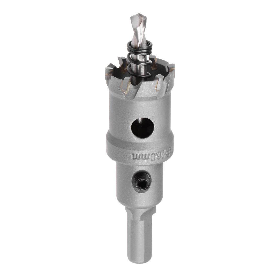 sourcingmap Carbide Hole Saw Drill Bit, 26mm Hole Cutter for Stainless Steel Alloy Cast Iron Copper Metal Sheet, with Limit Step