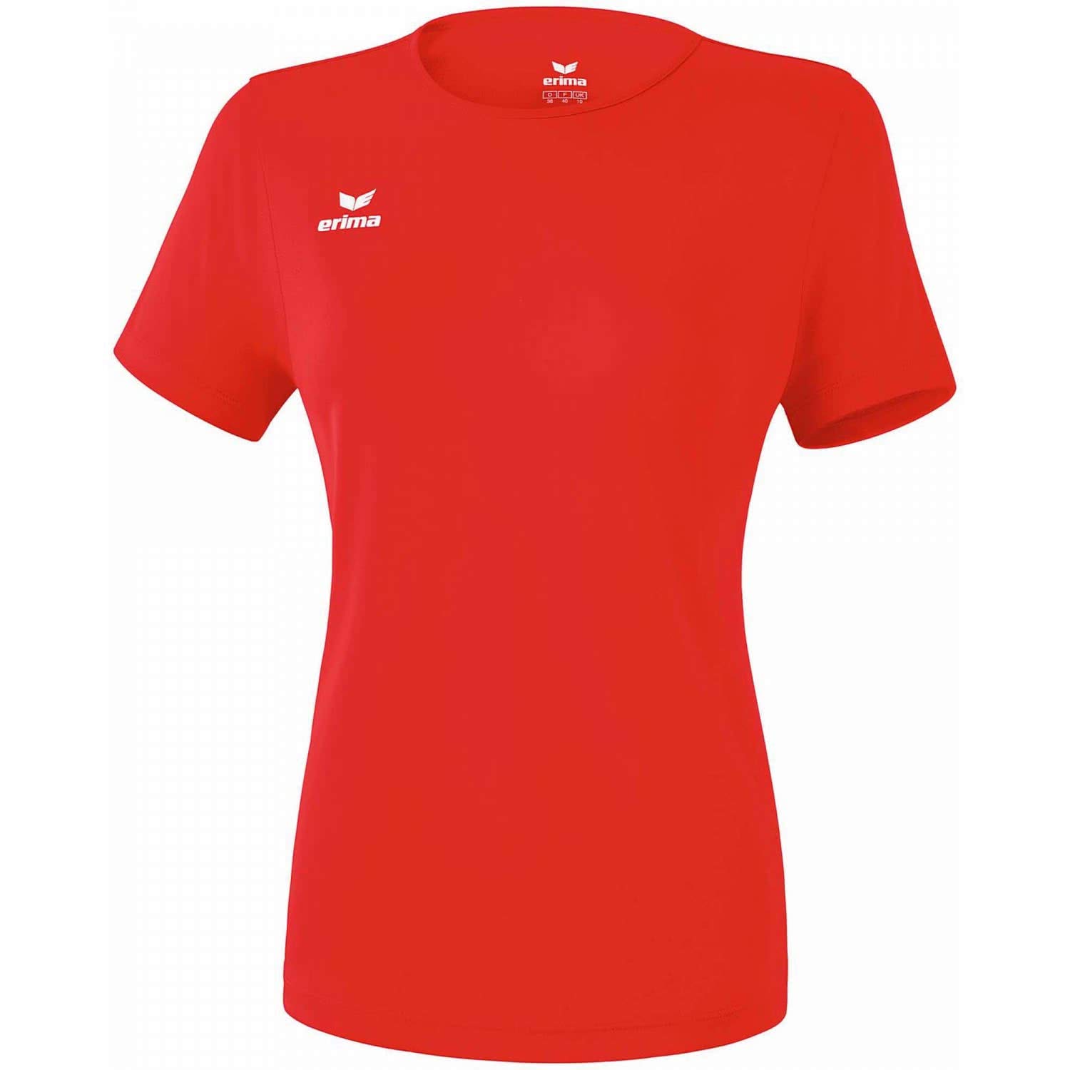 Erima Women's Casual Basics Functional Teamsports T-shirt - Red, Size 46