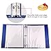 INFUN Sheet Protectors 100,Clear Paper Protector Sleeves, Reinforced 3 Hole Page Protectors, Top Load for 8.5 x 11 Inch Sheets
