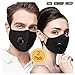 2 Pack Anti Air Dust and Smoke Pollution Mask Washable PM2.5 Masks - Carbon Activated Face Mask, Windproof Motorcycle Face Masks for Pollution Smoke Allergy Mask