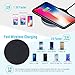 Wireless Charger Qi Fast Charging Pad Quick Charge QC 2.0 3.0 Adapter 10W Compatible Samsung Galaxy S10 S8 S9 Note & 7.5W iPhone 11 Pro Max X 8 Plus Xs XR Moto Oneplus All Qi-Enabled Phones