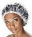 Vextronic Disposable Shower Caps 100PCS, Bath Caps Individually Wrapped Larger Thicker Plastic Hair Bath Caps, Waterproof Shower Cap for Women Men, Spa, Hair Salon, Home Use
