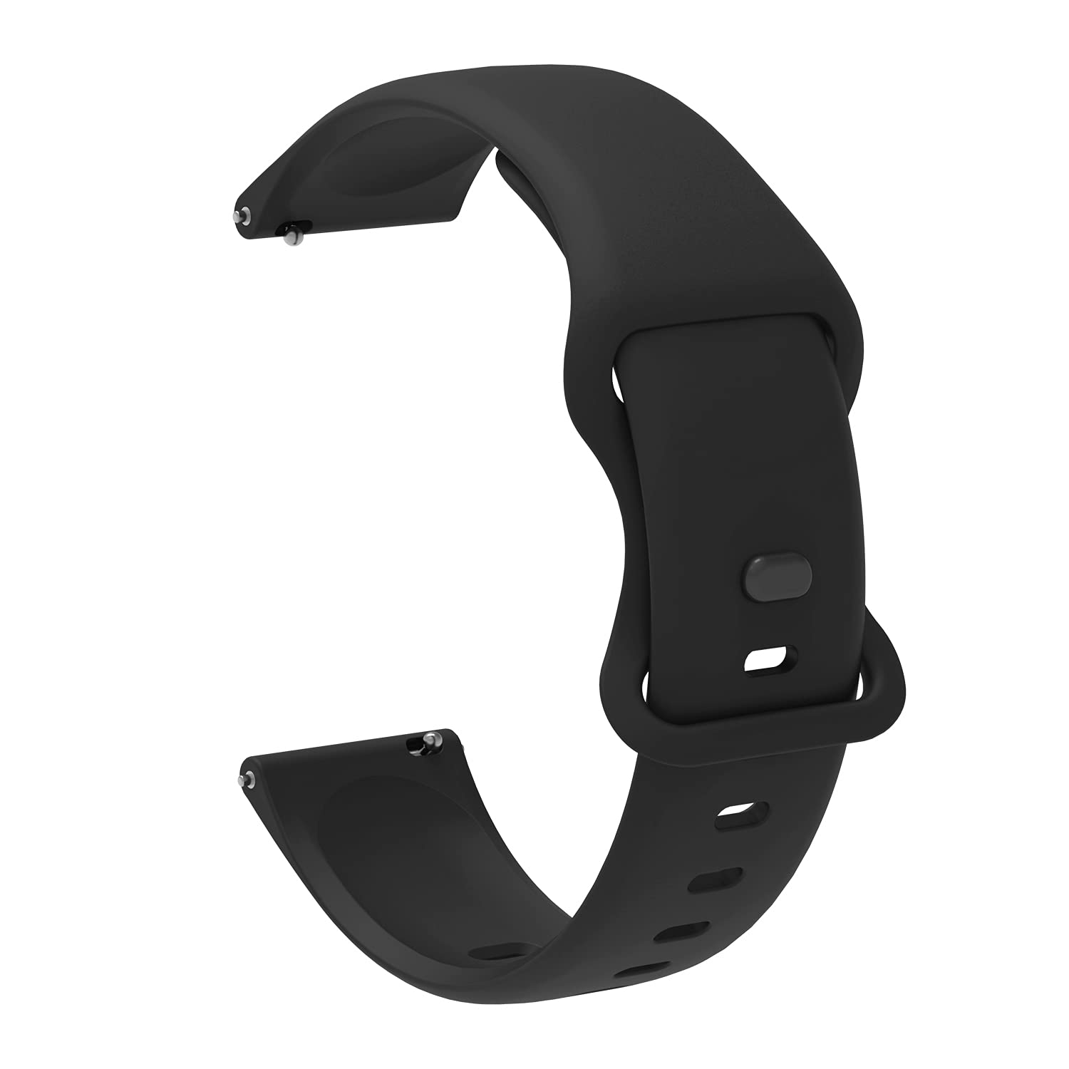 Compatible for Fossil Carlyle Hr Bands, Blueshaw Sport Silicone Replacement Strap for Fossil GEN 5 Carlyle HR/Fossil Garrett Gen 5 / Fossil Gen 4 Explorist HR (Black)
