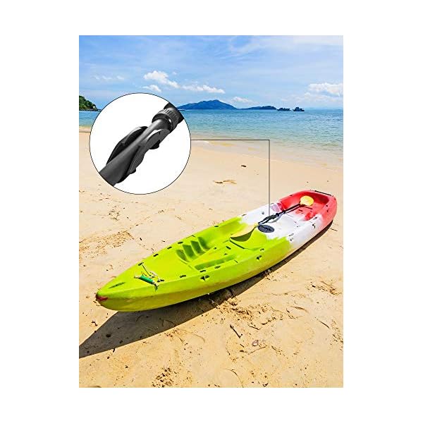 Norme Kayak Paddle Clip with Hardware Universal Kayak Paddle Holder