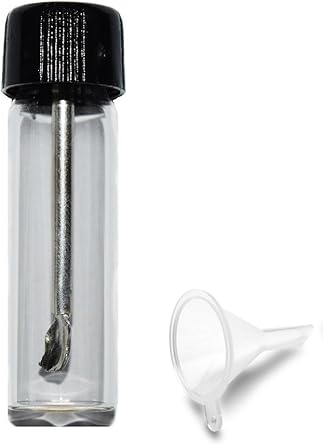 Amazon Com Isnuff Small Glass Bottle With Snuff Spoon Strong Vial Pocket W Mini Funnel Bullet Glass Vial Industrial Scientific