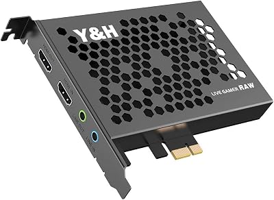 Y&H PCIe Capture Card 4K30 1080p120 HDMI Passthrough Low Latency PS4 Xbox PC
