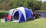 Spacious and Durable Ozark Trail 5-Person SUV Tent,With Media and Multiple Storage Pockets,Attached Mud Mat,Roll-Back Rainfly,Perfect for Camping,Backpacking,Family Outings,Group Events,Picnics