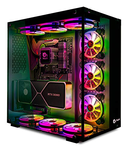 Talius Cronos Caja Gaming ATX, Cristal Templado, Ventiladores Iris RGB