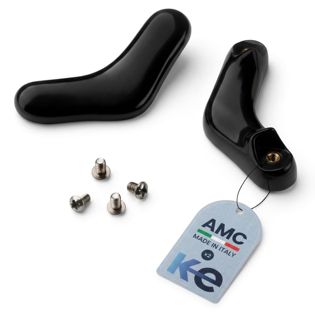 Anakel Home Pack of 2 Units Spare Handle Compatible with Old Model AMC Pots, Old AMC Pots Spare Parts, Color Black, Screws and Washers Included