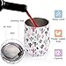 Insulated Wine Tumbler with Lid Straw,2 Pack 12oz Unbreakable Stainless Steel Stemless Wine Glasses,Dual Wall Vacuum Wine Mug Cup for Champagne,Cocktail,Coffee,Beer Office Birthday (Cactus)