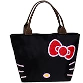 Kerr's Choice Black Kitty Tote Bag - Black Cat Shopping & Gym Bag