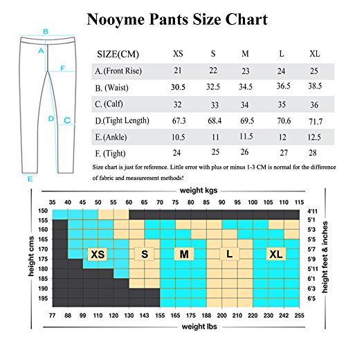 image for NOOYME (New Gear for Springs) Women's Cycling Tights Workout Legging P